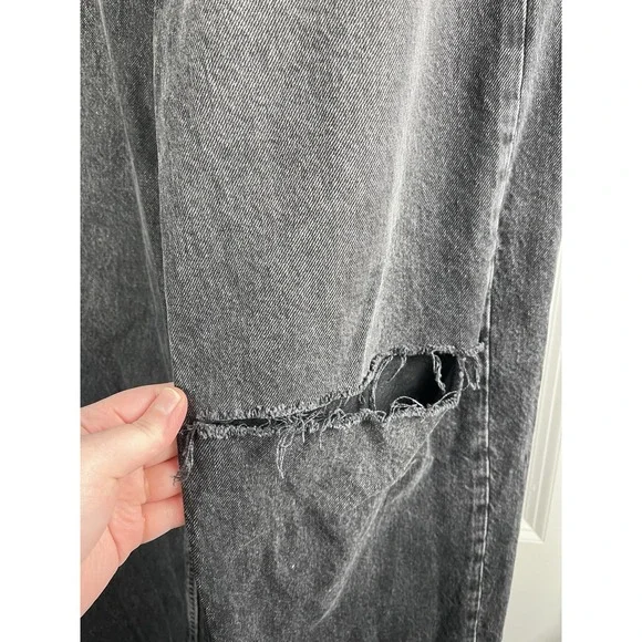 Rag & Bone Logan Wide Leg in Filmore With Holes REVOLVE SZ 25 - Picture 4 of 12